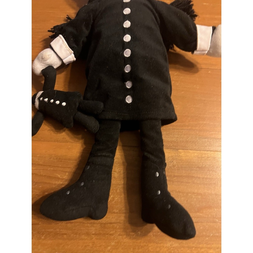 The Addams Family Wednesday Black Dress Plush Doll - Picture 3 of 5